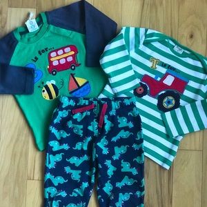 Frugi Boy Long Sleeve Tops+Pants